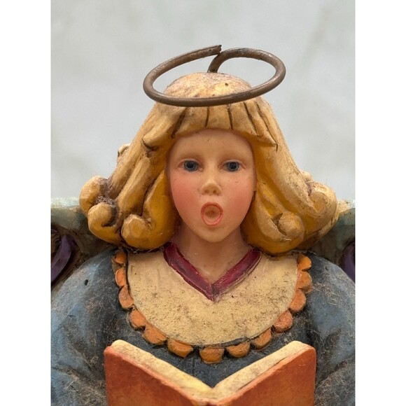 Jim Shore Singing Angel Heartwood Creek 2005 CELEBRATE WITH HARMONY #4002422 11" - Picture 7 of 14